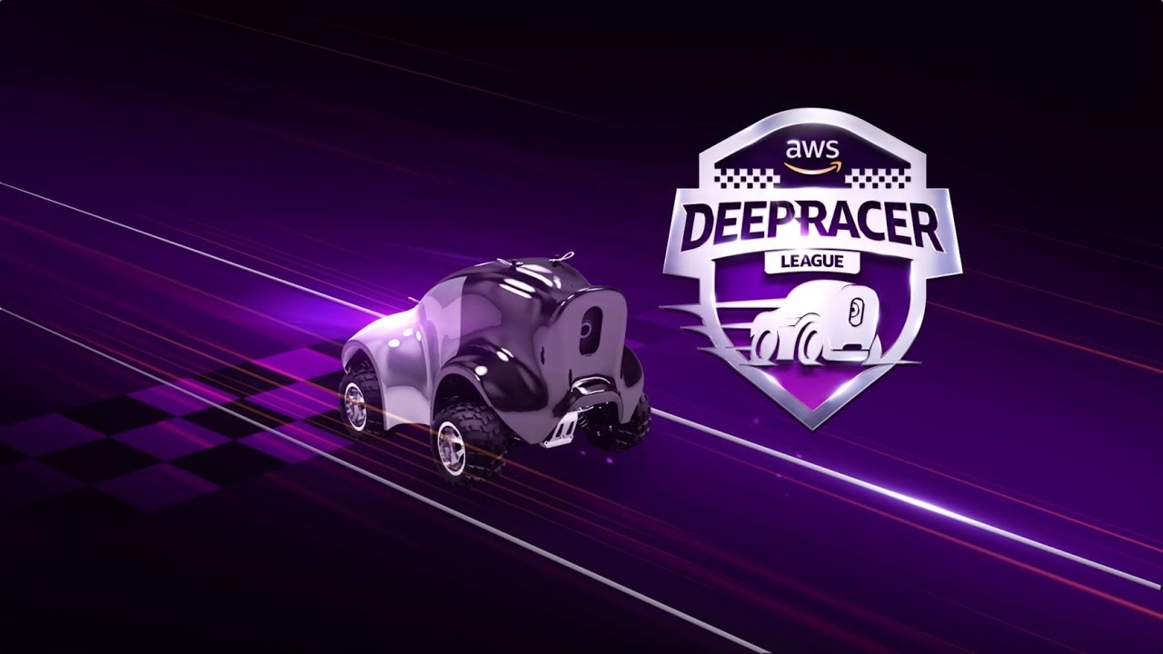 AWS DeepRacer autonomous racing car on a track